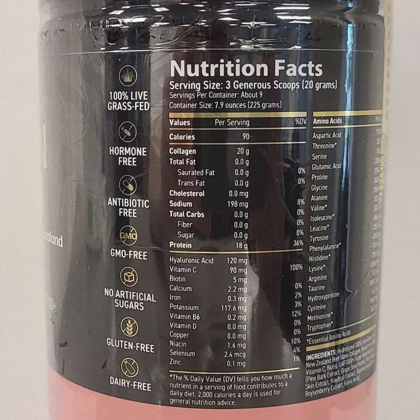 Collagen Peptides Powder  FREZZOR Grass-fed collagen peptides powder from New Zealand