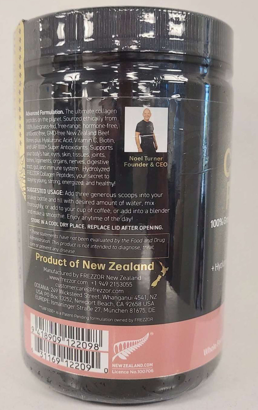 Collagen Peptides Powder  FREZZOR Grass-fed collagen peptides powder from New Zealand