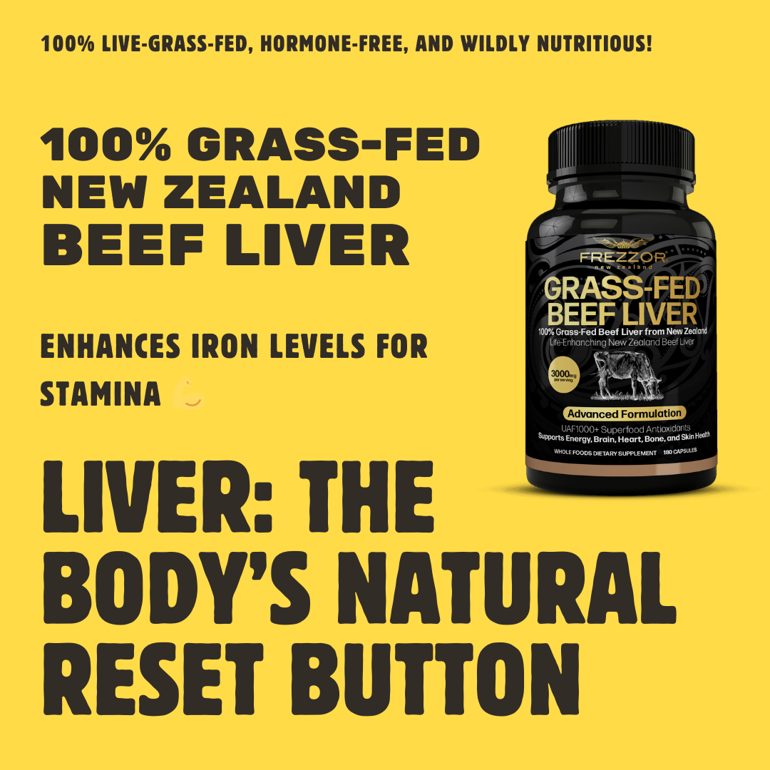 Pure New Zealand Grass-Fed Beef Liver Capsules