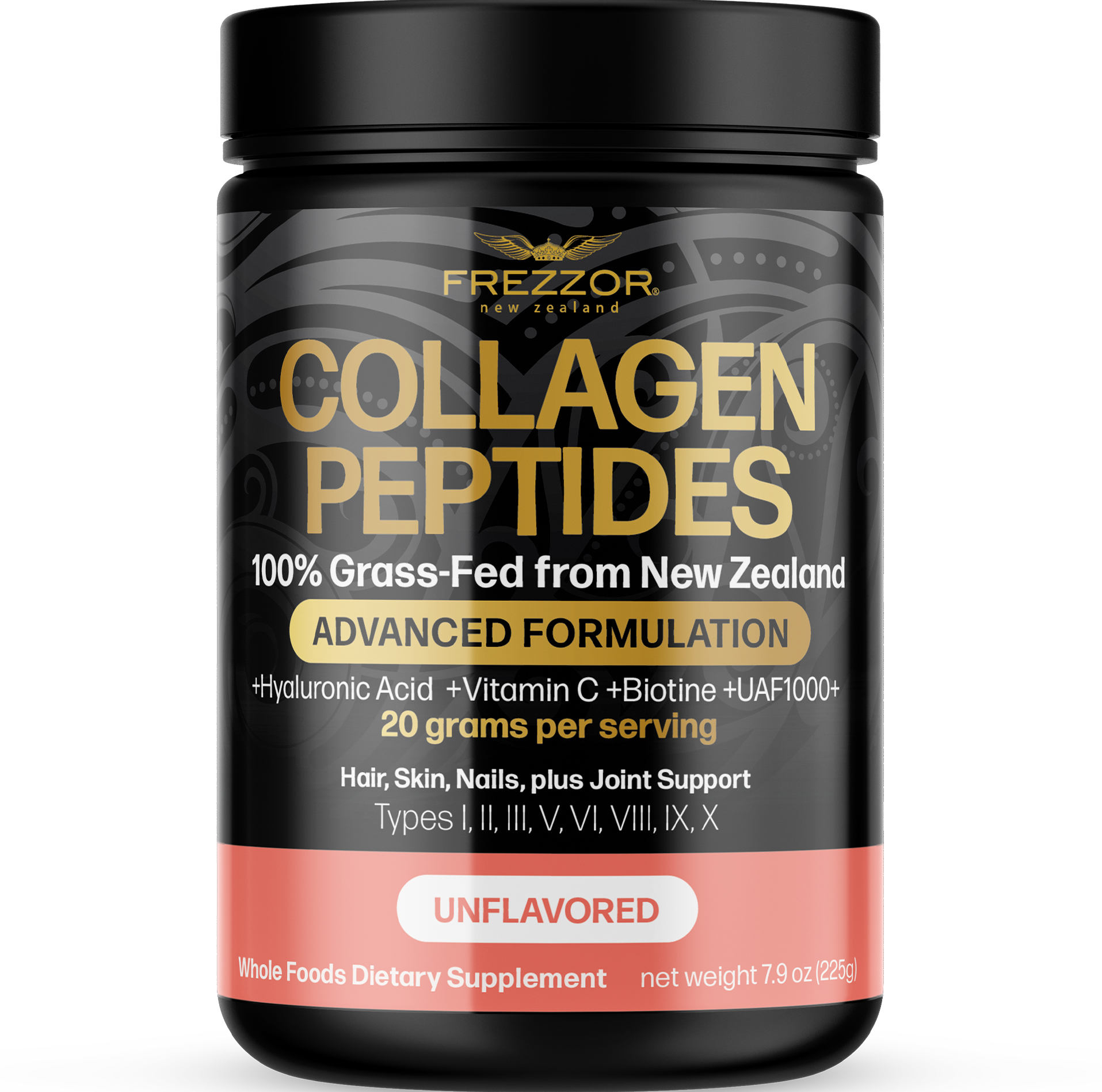 Collagen Peptides Powder  FREZZOR Grass-fed collagen peptides powder from New Zealand