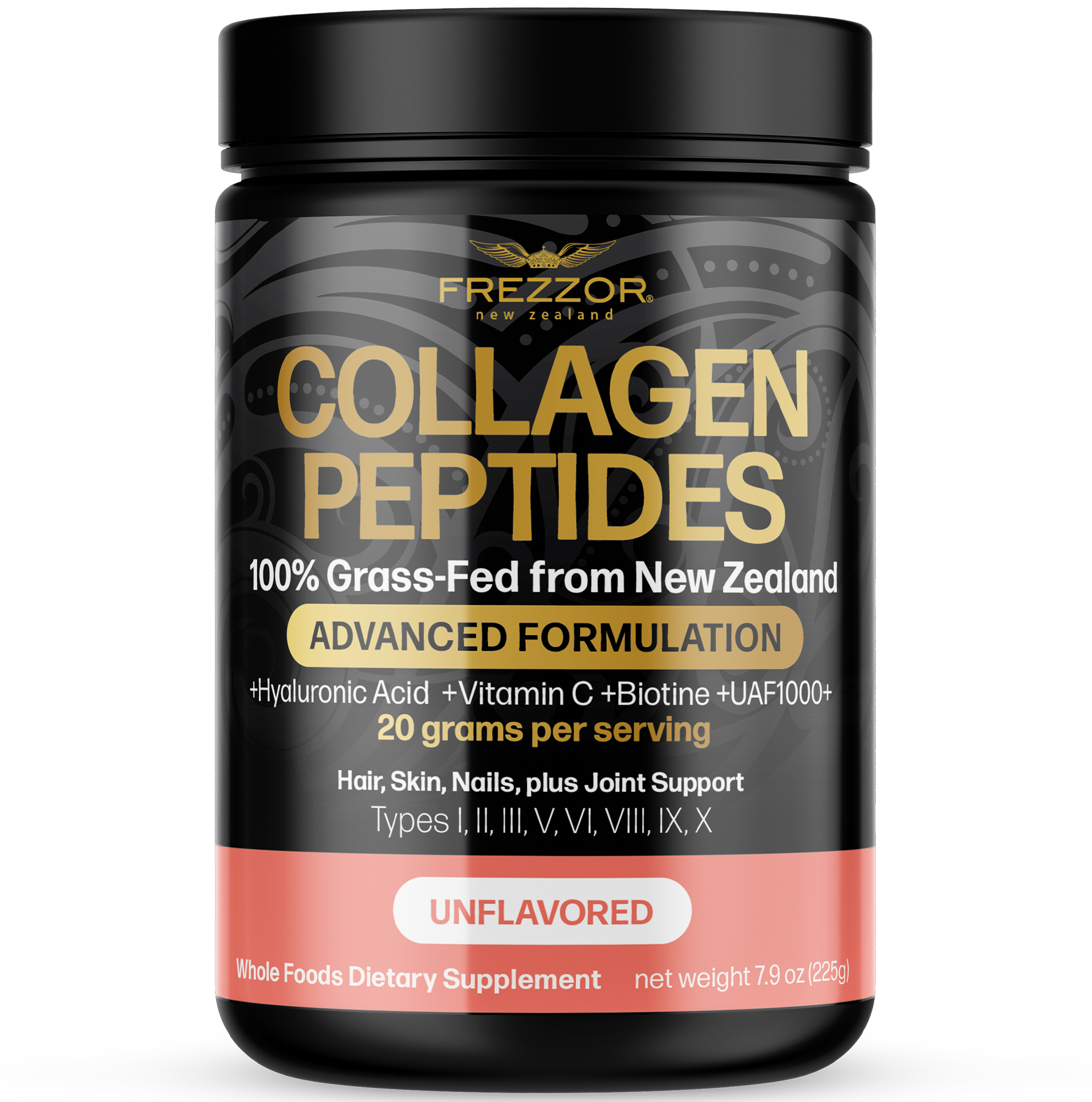 Collagen Peptides Powder  FREZZOR Grass-fed collagen peptides powder from New Zealand
