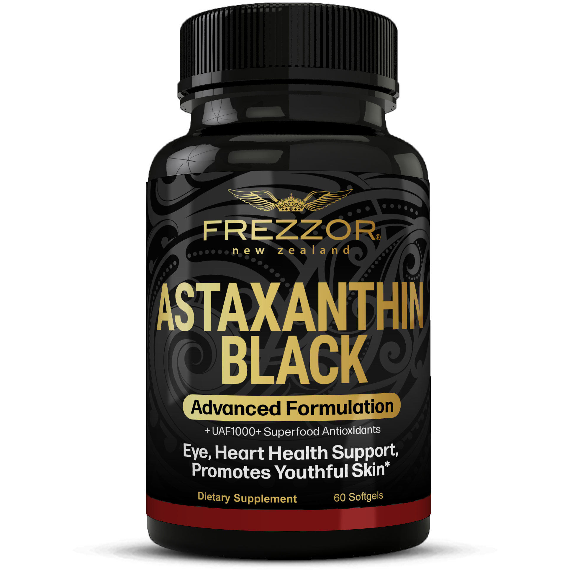 Astaxanthin Black  FREZZOR Best Astaxanthin Supplements Capsules Supplement Brand NZ
