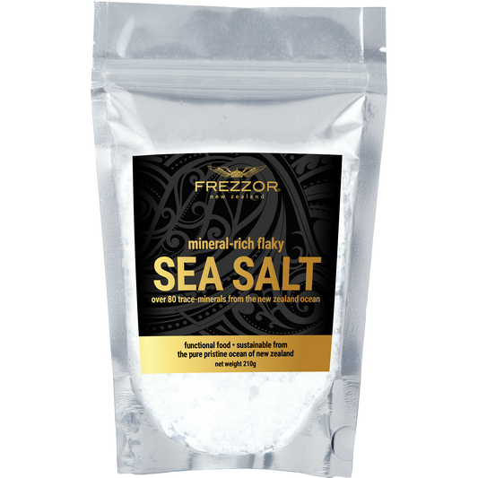 Flaky Sea Salt Pouch FREZZOR FREZZOR Mineral-Rich Flaky Sea Salt | NZ Sea Salt Powder