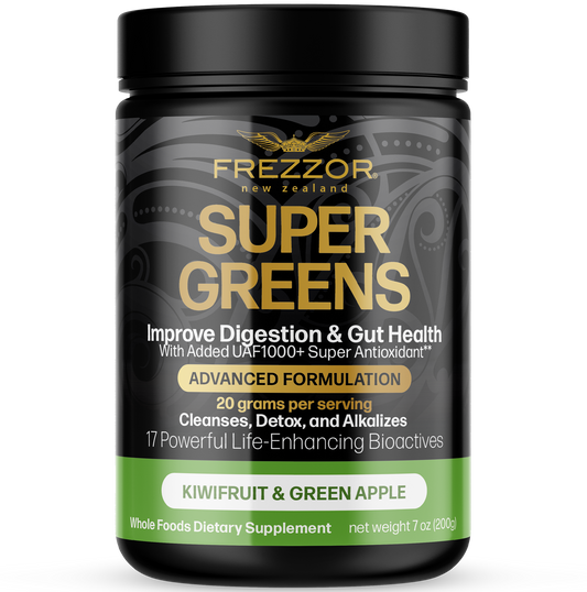 Super Greens Powder FREZZOR Highest rated Organic super greens protein powder & Supplement