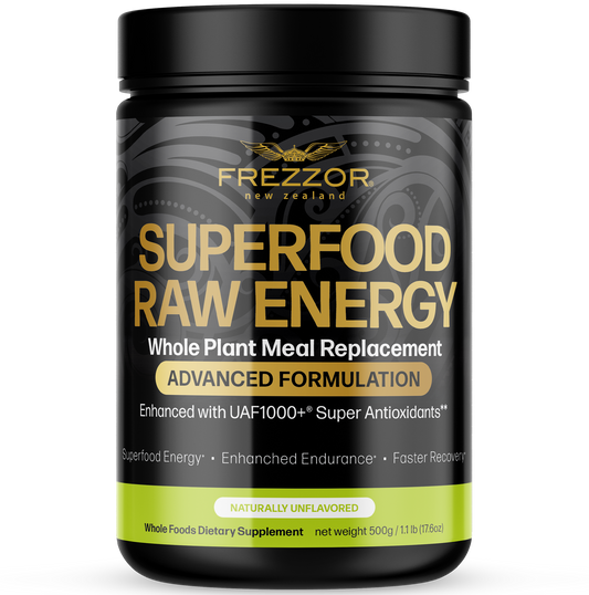 Superfood Powder FREZZOR Raw NZ superfood protein powder supplements for daily energy