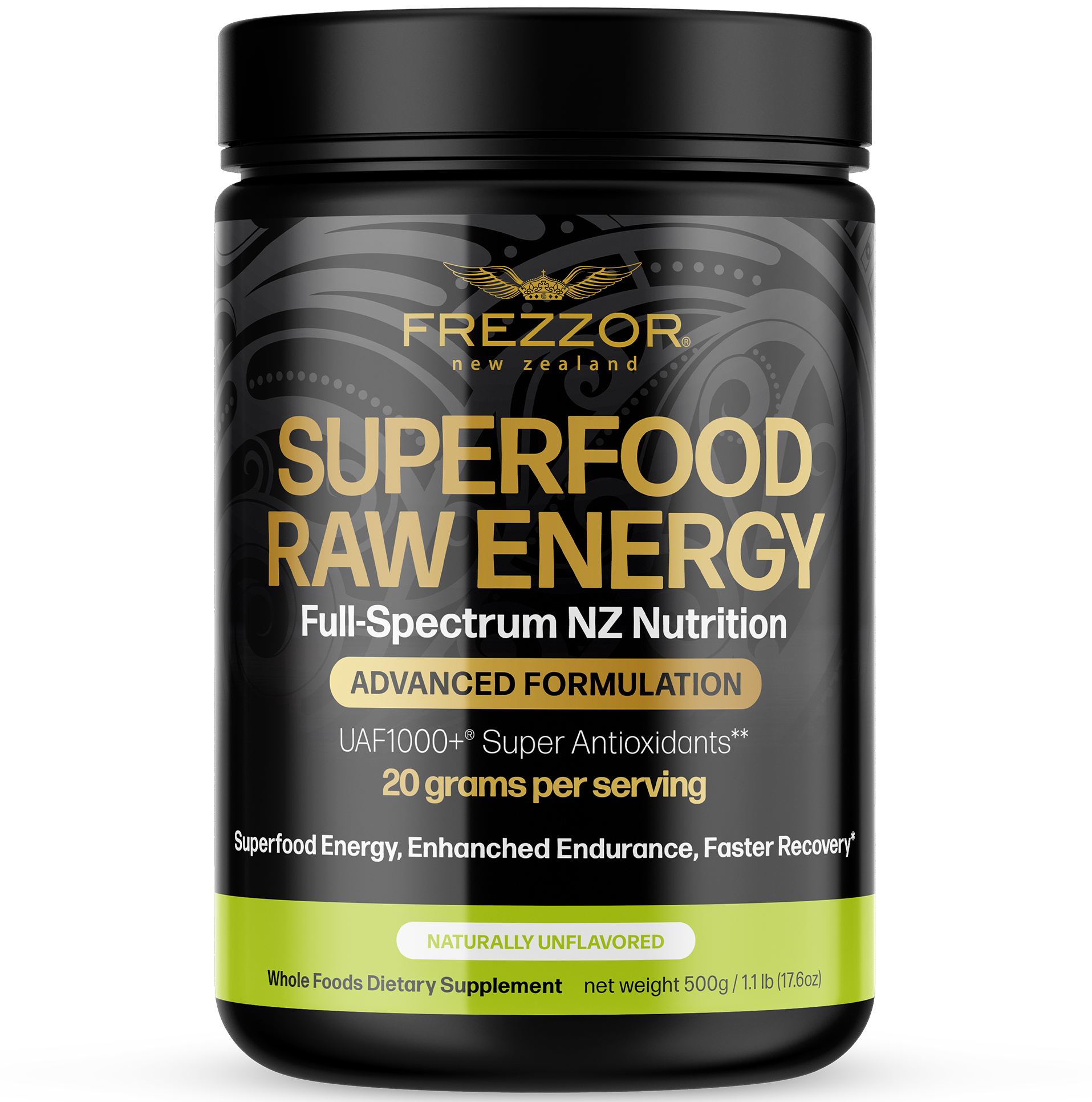 FREZZOR Superfood Raw Energy Powder 1.1lb