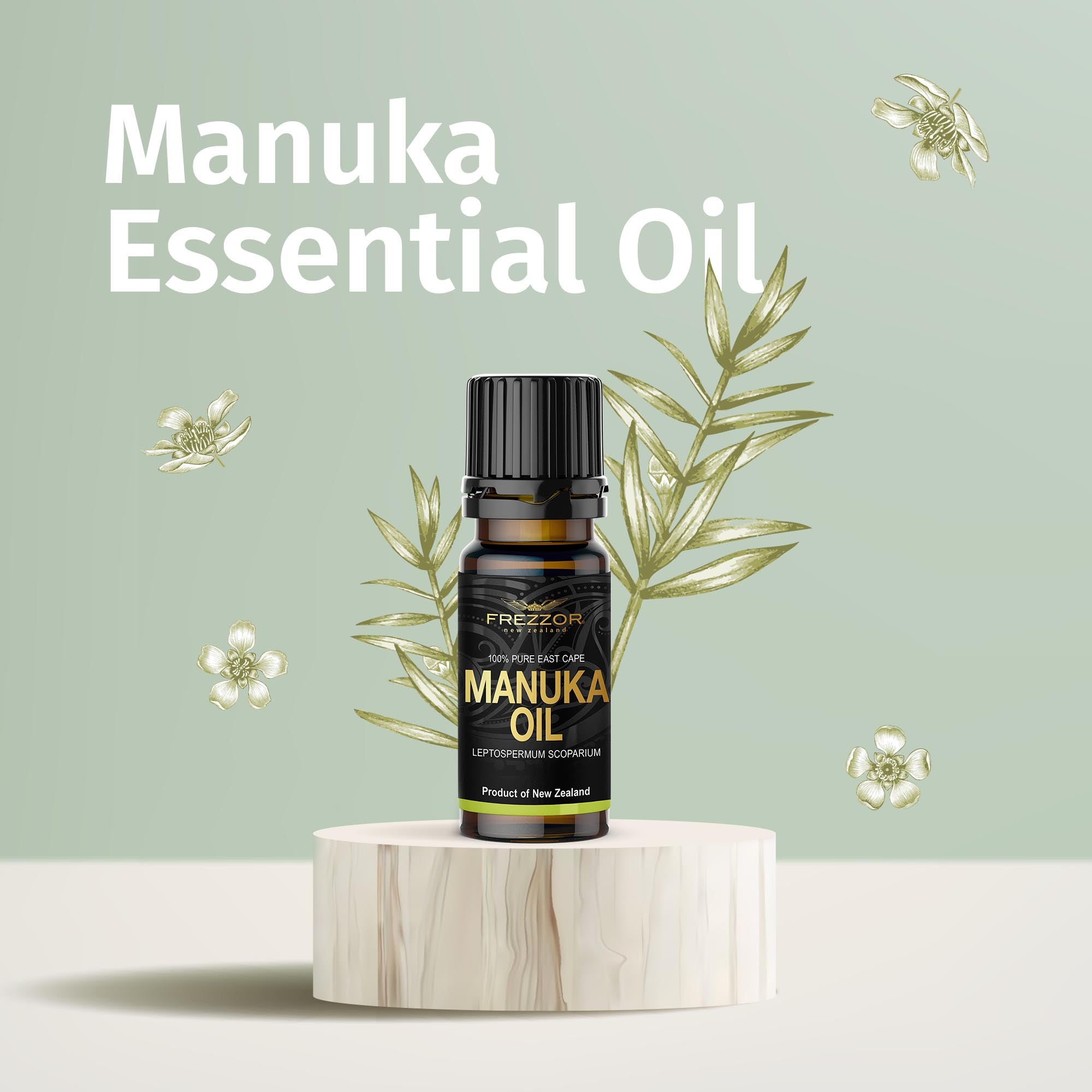 100% Pure Manuka Oil  FREZZOR New Zealand Manuka essential Oil for Skin | FREZZOR Manuka Oil