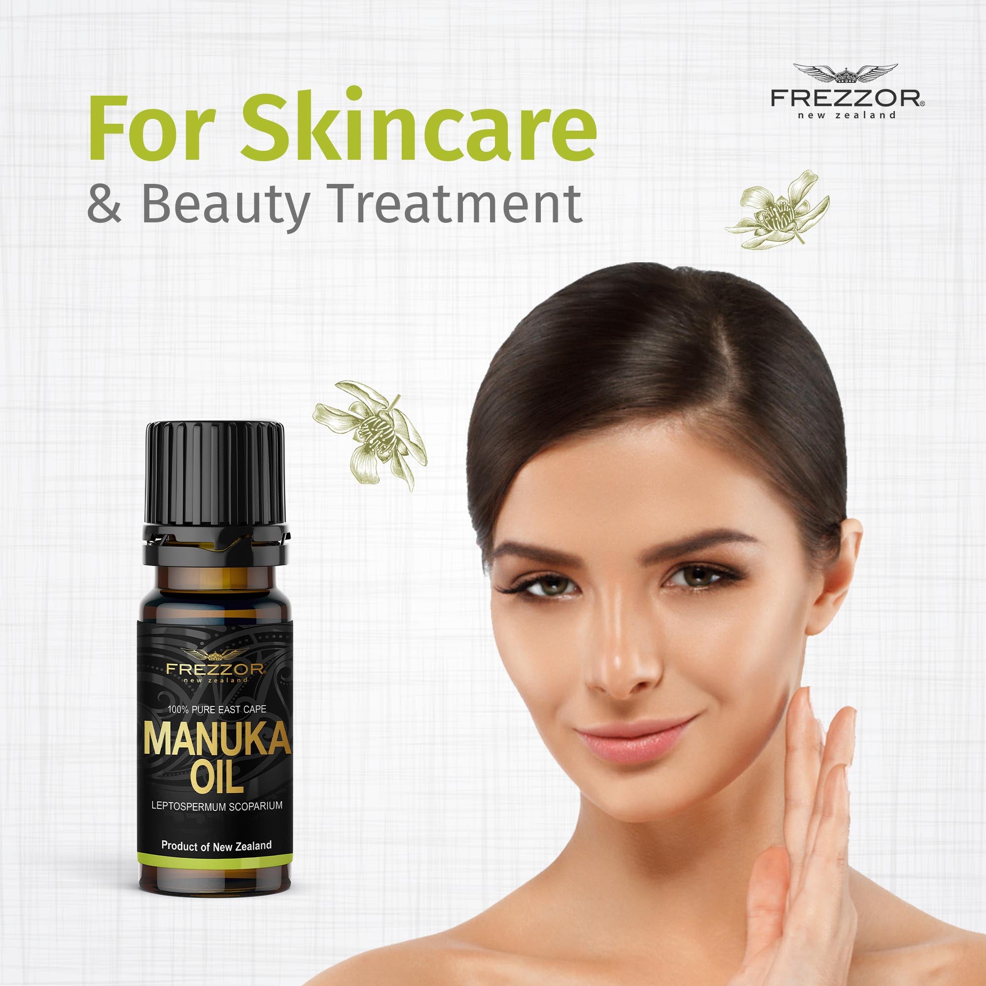 100% Pure Manuka Oil  FREZZOR New Zealand Manuka essential Oil for Skin | FREZZOR Manuka Oil