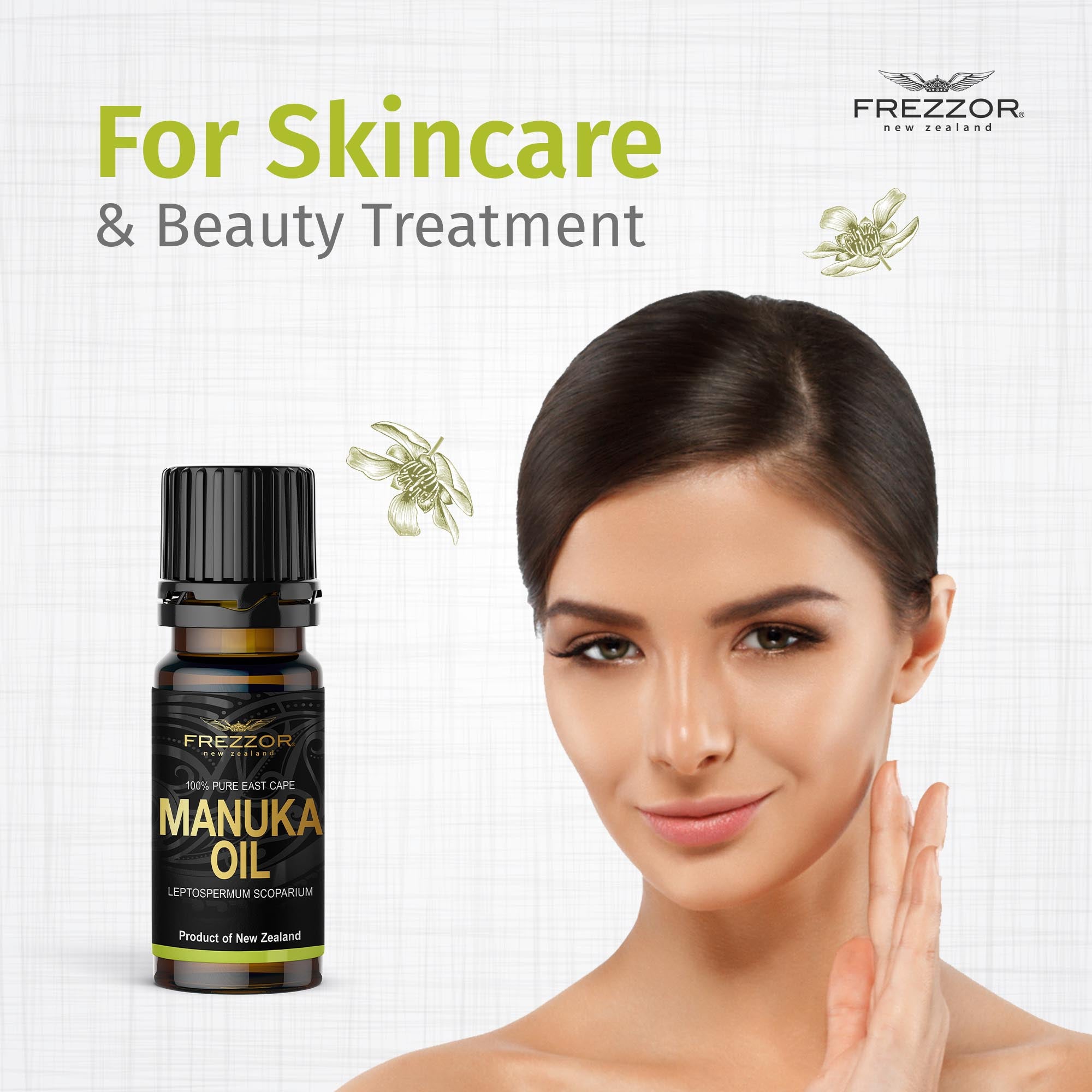 100% Pure Manuka Oil  FREZZOR New Zealand Manuka essential Oil for Skin | FREZZOR Manuka Oil 