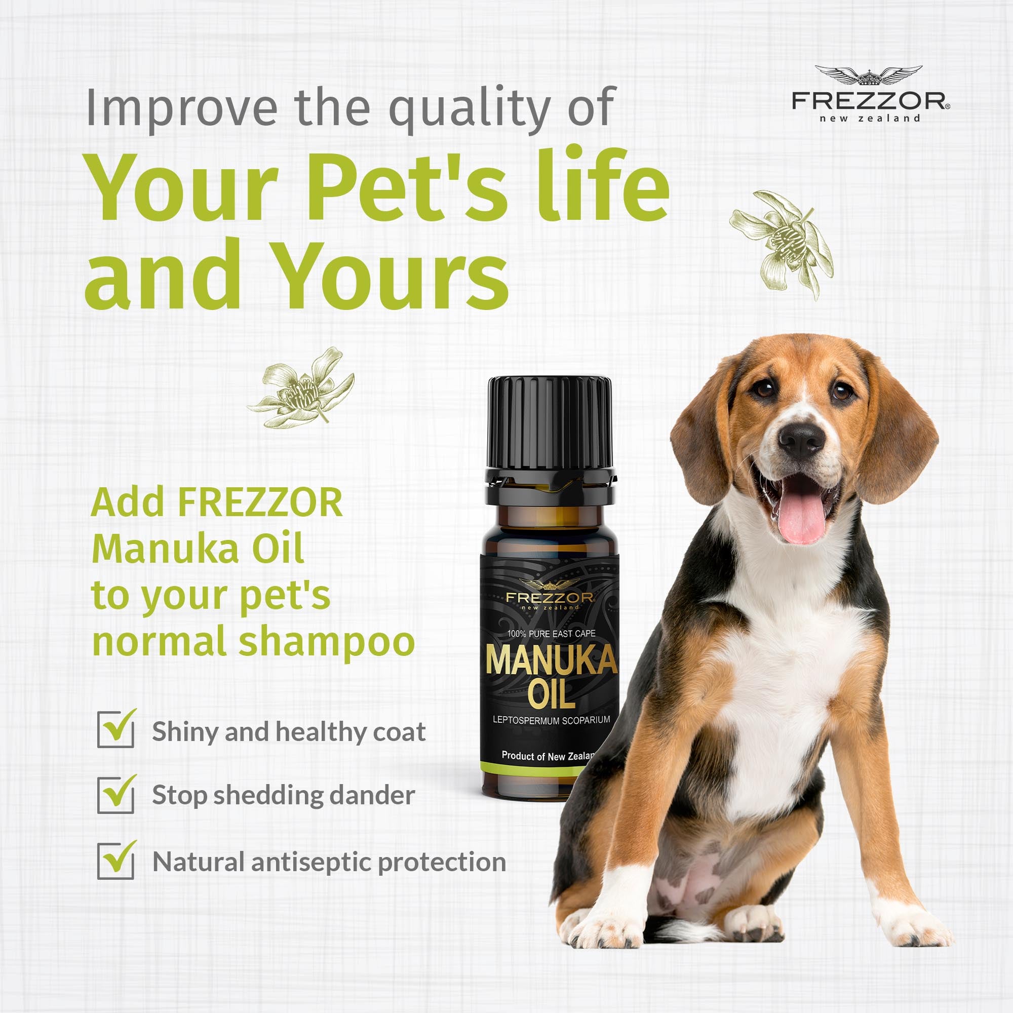 100% Pure Manuka Oil  FREZZOR New Zealand Manuka essential Oil for Skin | FREZZOR Manuka Oil