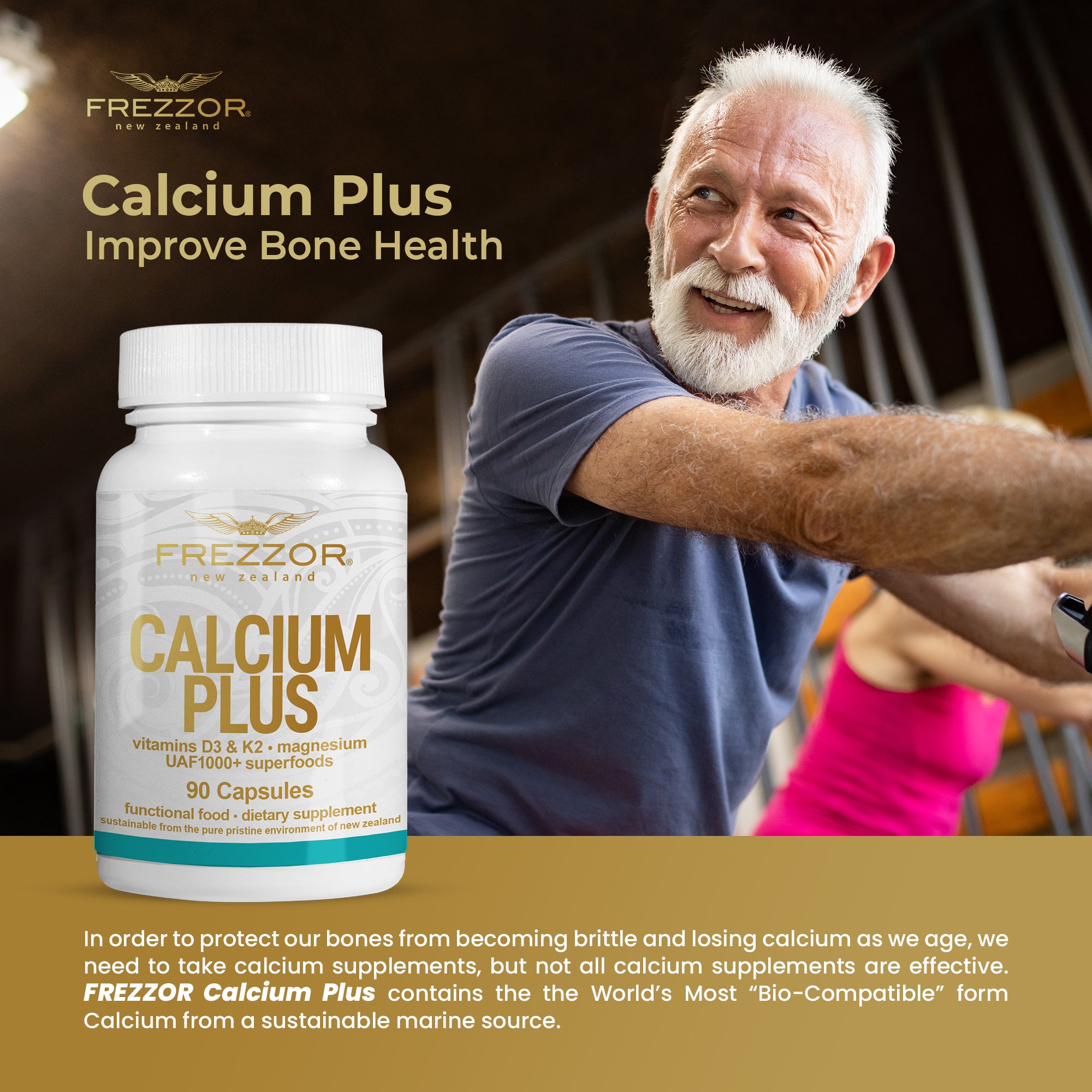 Calcium Plus  FREZZOR Fish bone powder supplement | marine calcium supplement for joint