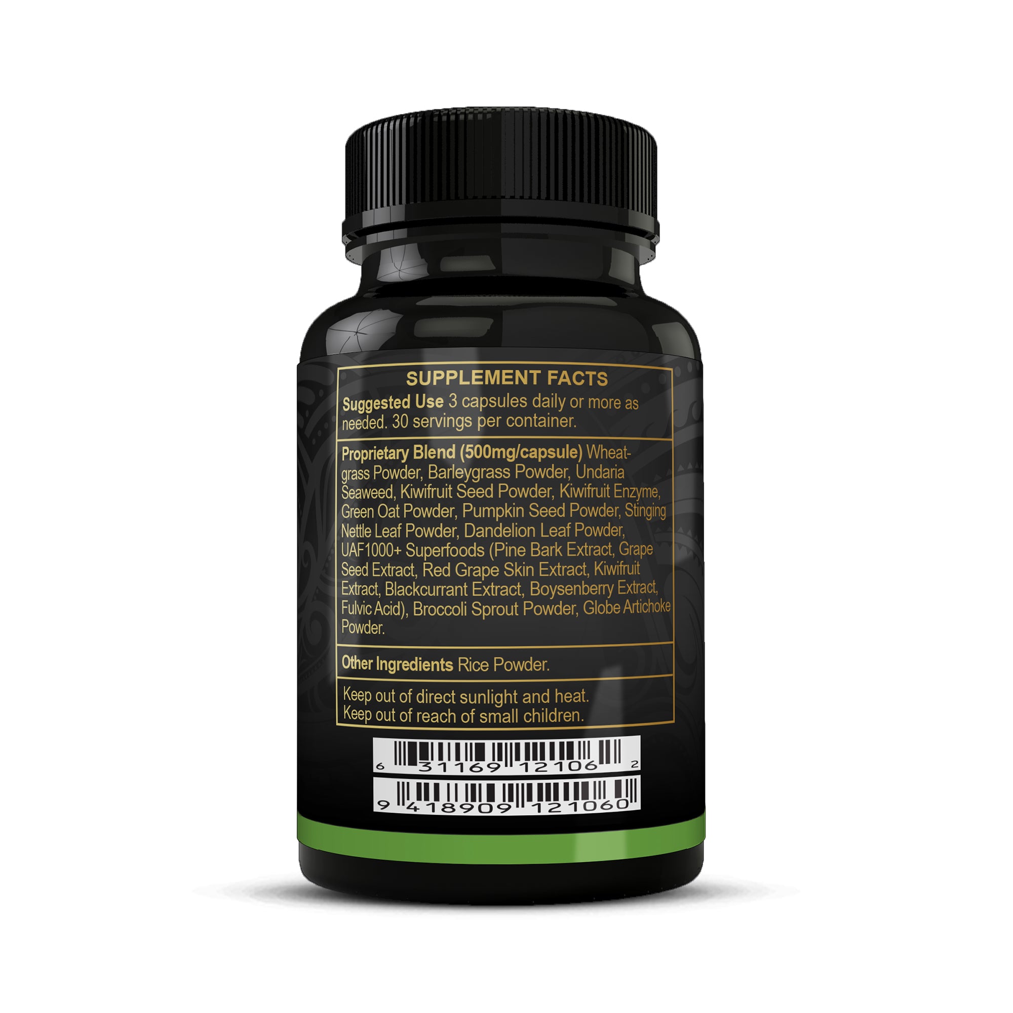 Super Greens  FREZZOR Natural Green superfood supplement | Super greens capsules