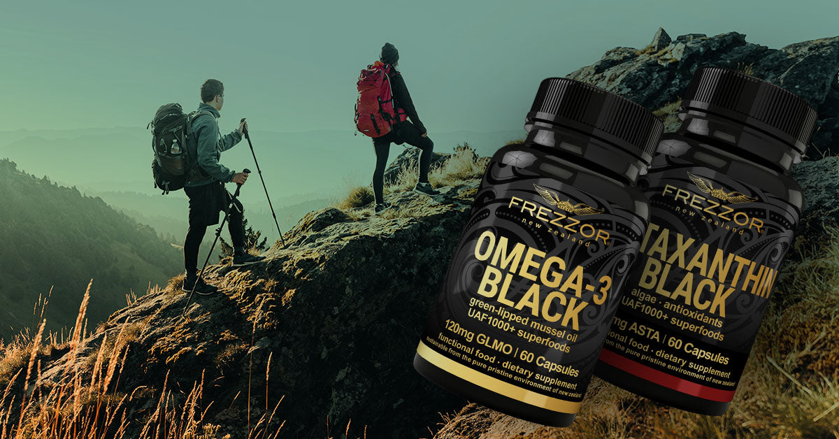 Omega-3 black and astaxanthin black