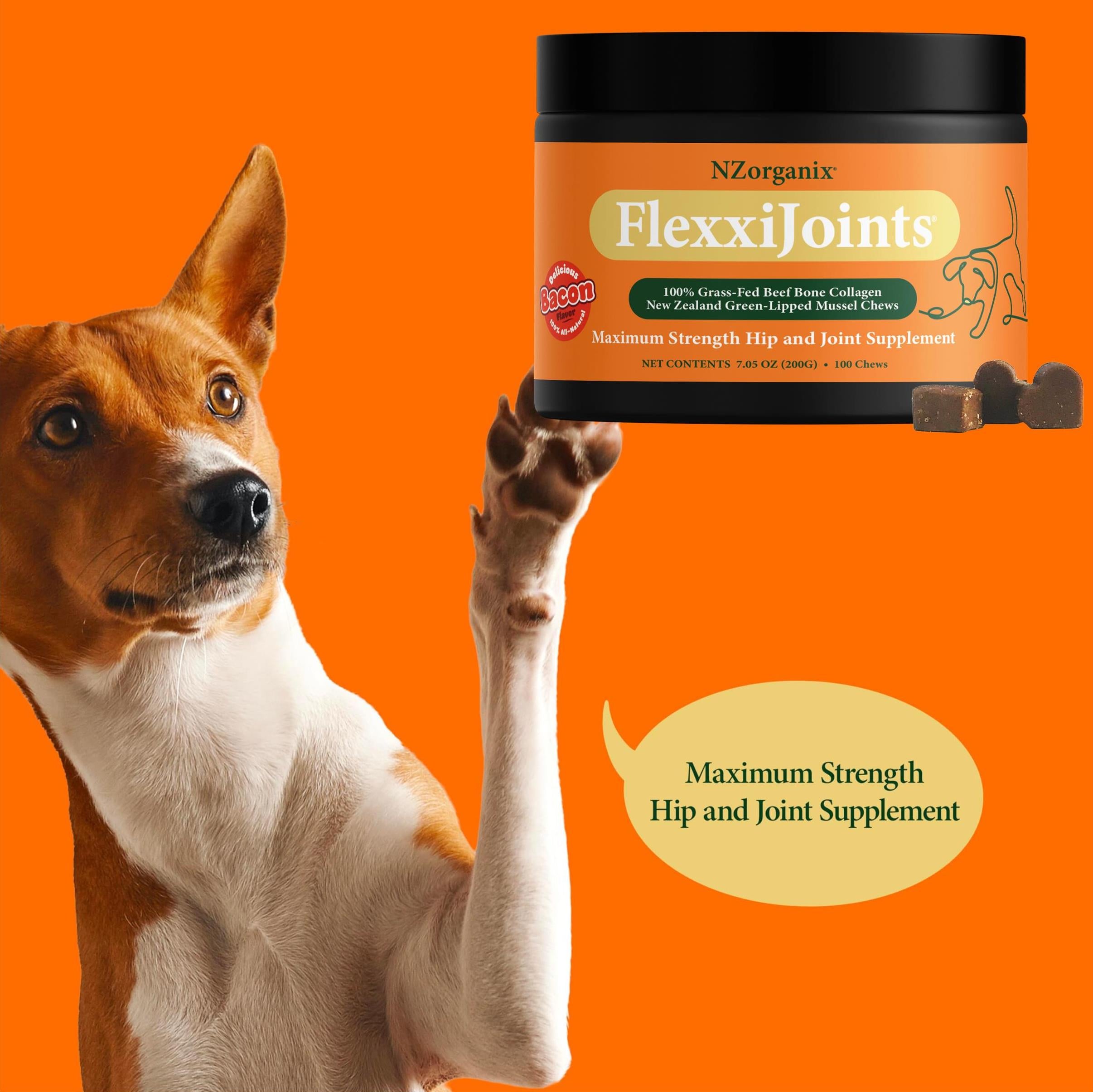 NZOrganix Green-Lipped Mussel + 100% Grass-Fed Beef Bone Collagen