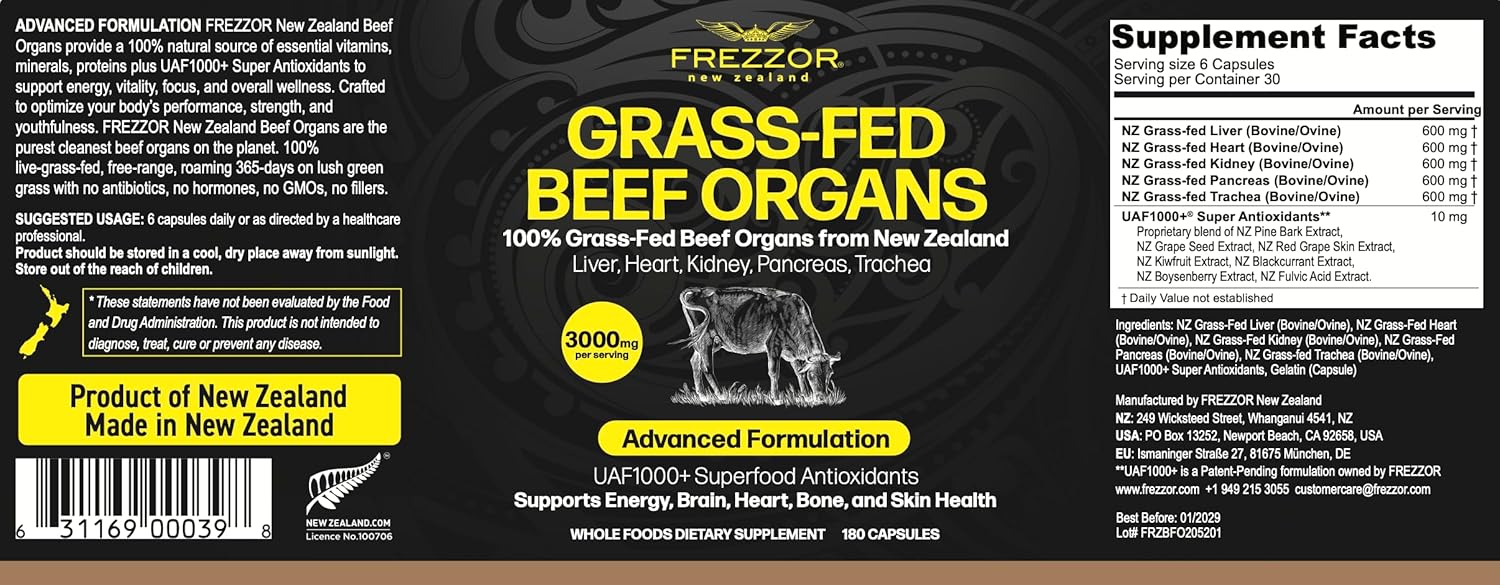 Beef Organs 180  FREZZOR 