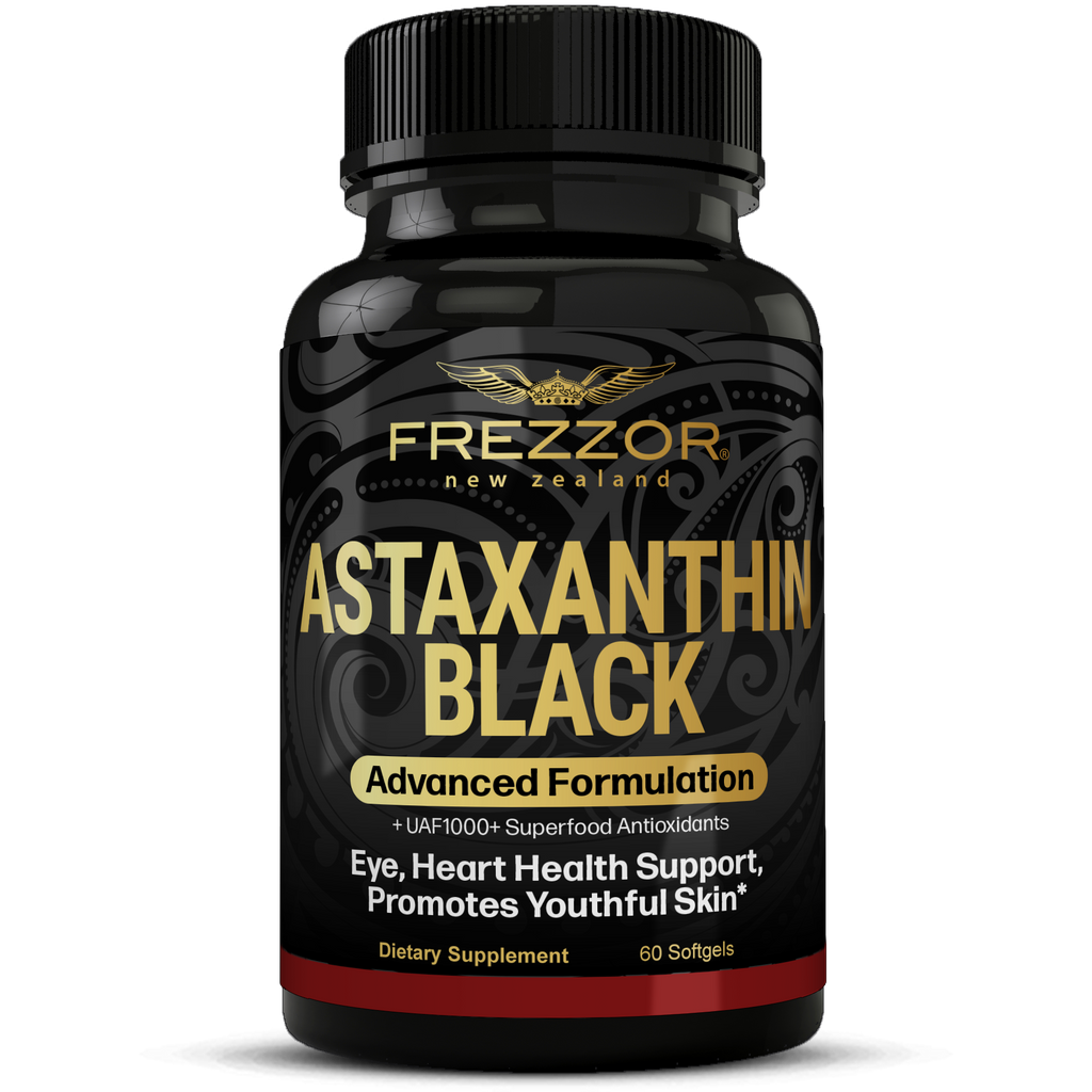 Astaxanthin Black  FREZZOR Best Natural Astaxanthin Capsules Supplement Brand NZ 