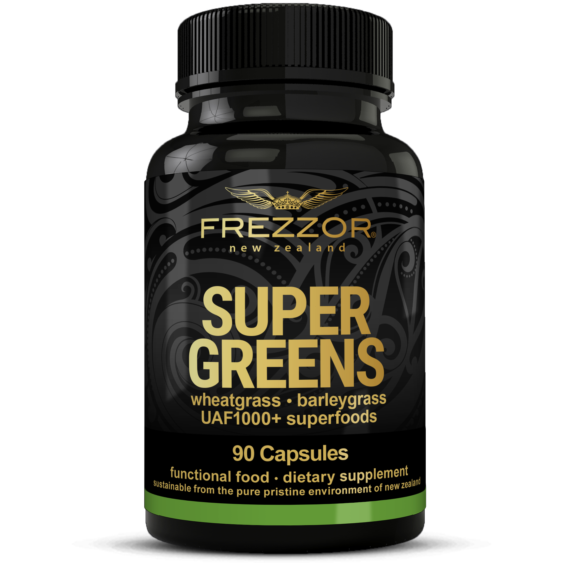 Super Greens  FREZZOR Natural Green superfood supplement | Super greens capsules