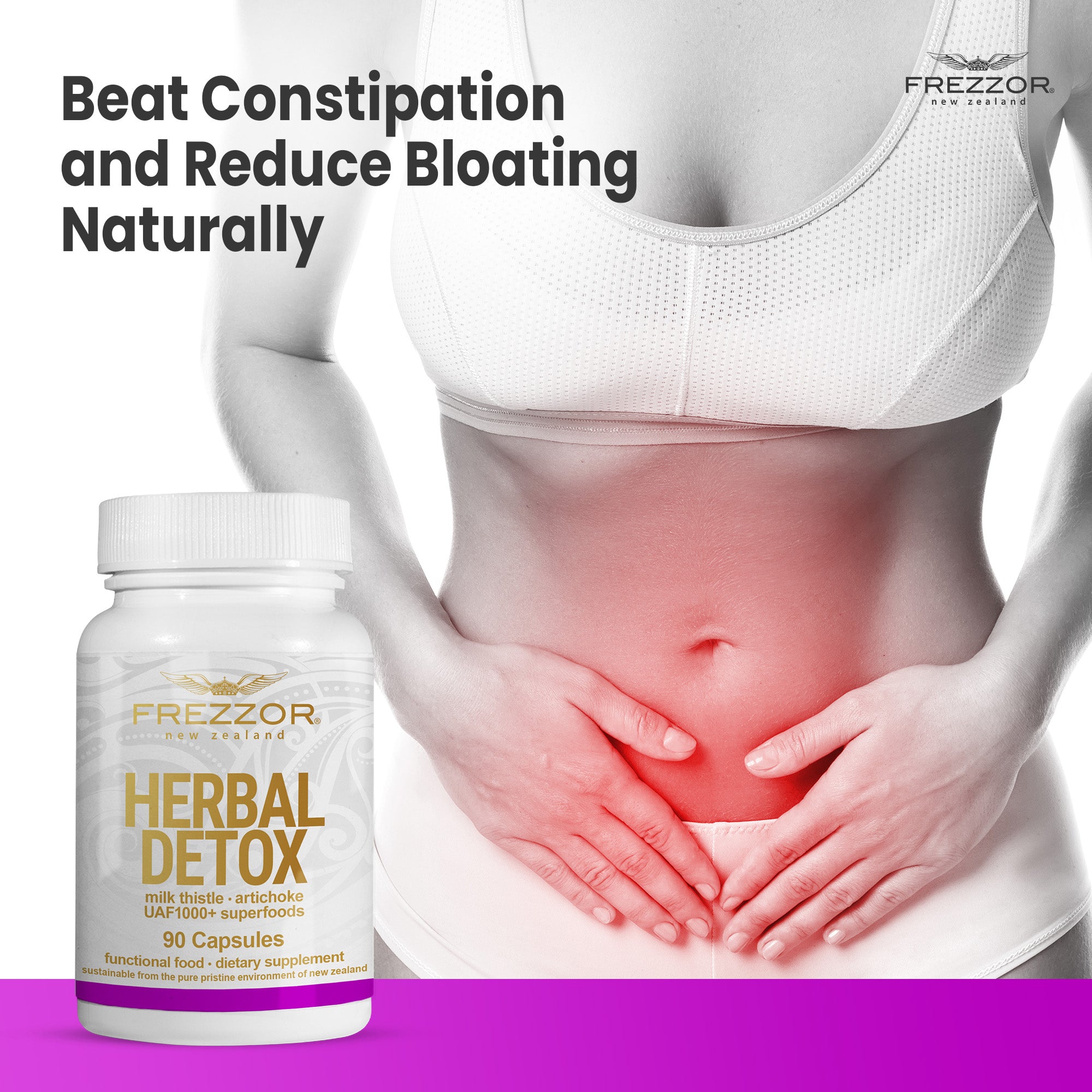 Herbal Detox  FREZZOR Best Herbal Detox Capsules for liver & Kidney Health